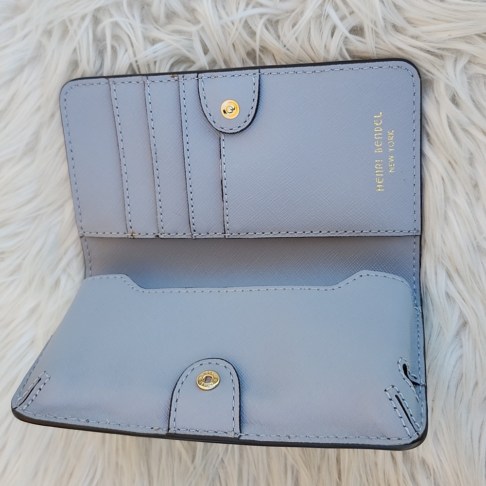 HENRI BENDEL LEATHER WALLET/PHONE CASE - Picture 4 of 10